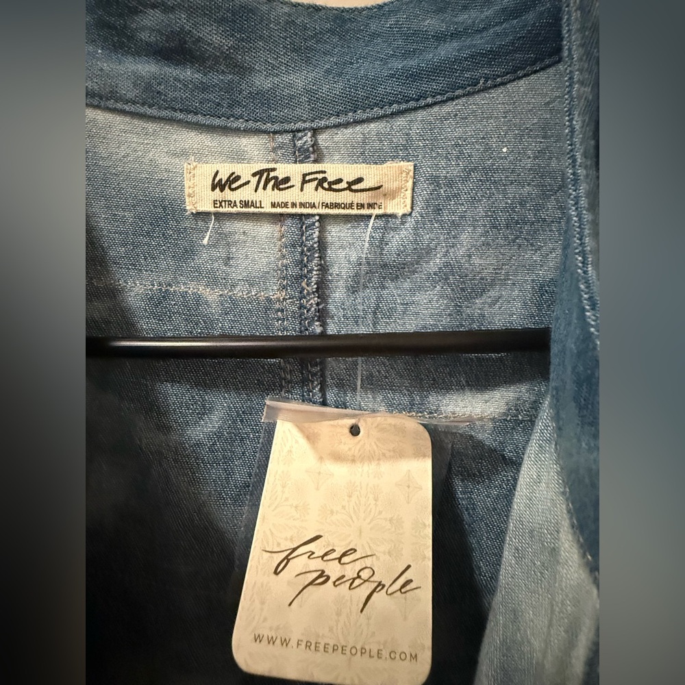 We The‎ Free Multicolor Patchwork long coat NWT - image 3